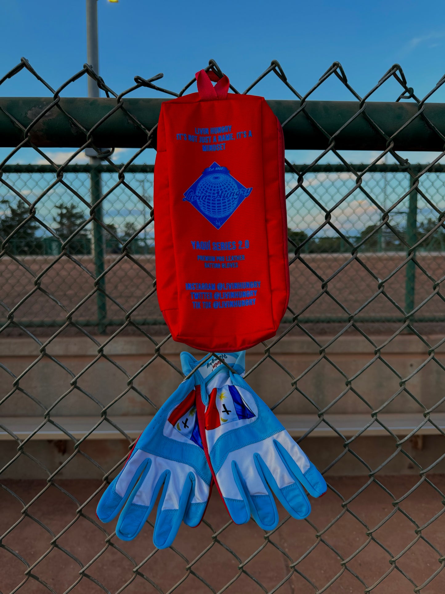 LIVIN’ HUNGRY PREMIUM LEATHER BATTING GLOVES - YAQUÍ 2.0