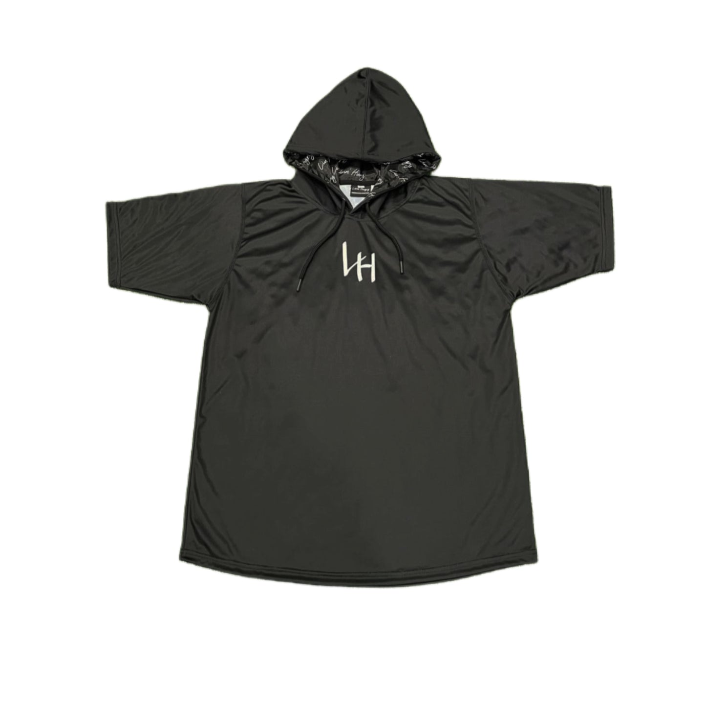 LIVIN’ HUNGRY HOODED JERSEY - BLACK