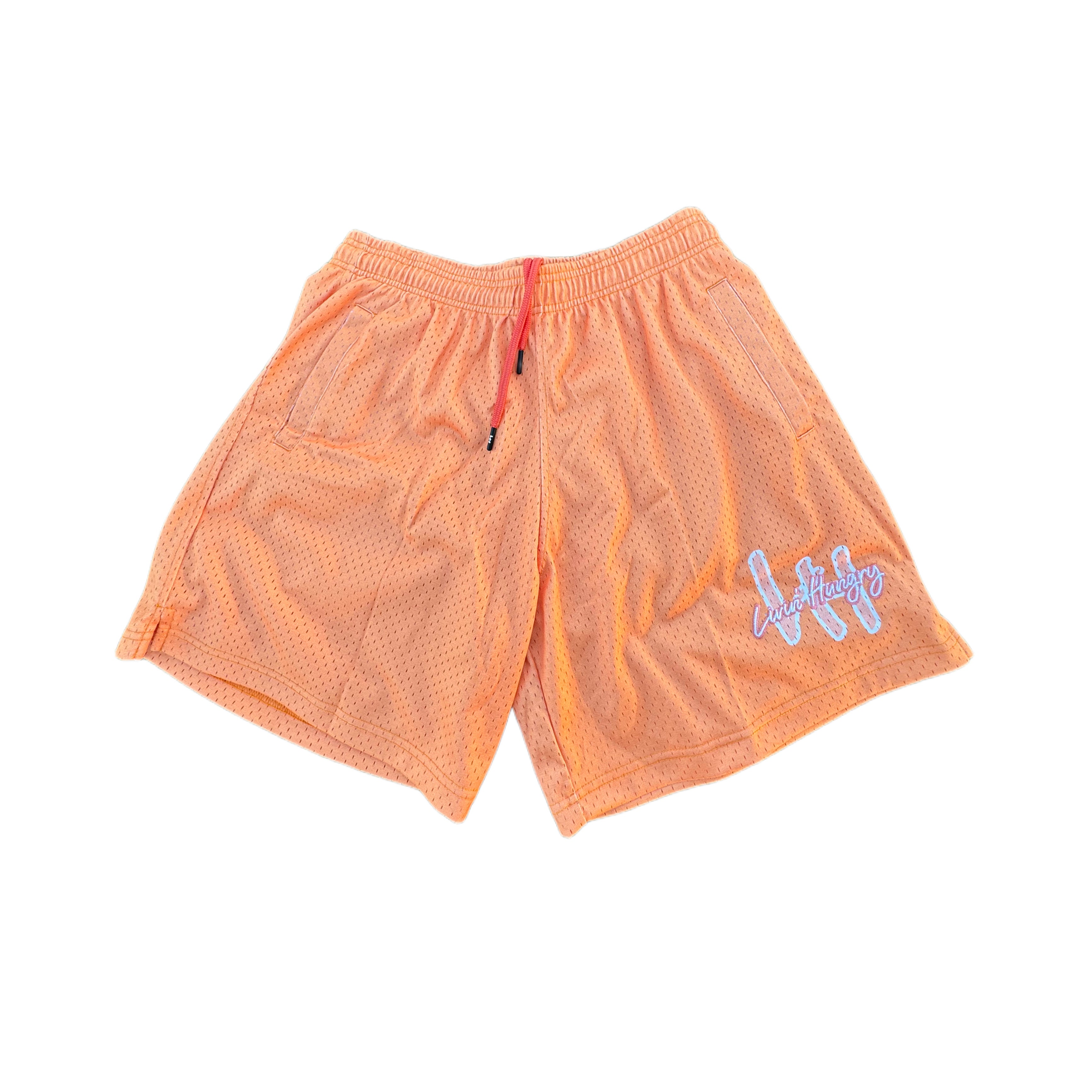 LIVIN’ HUNGRY PEACH MESH SHORTS