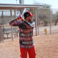 LIVIN’ HUNGRY FLEECE CARGO SWEATPANTS - RED