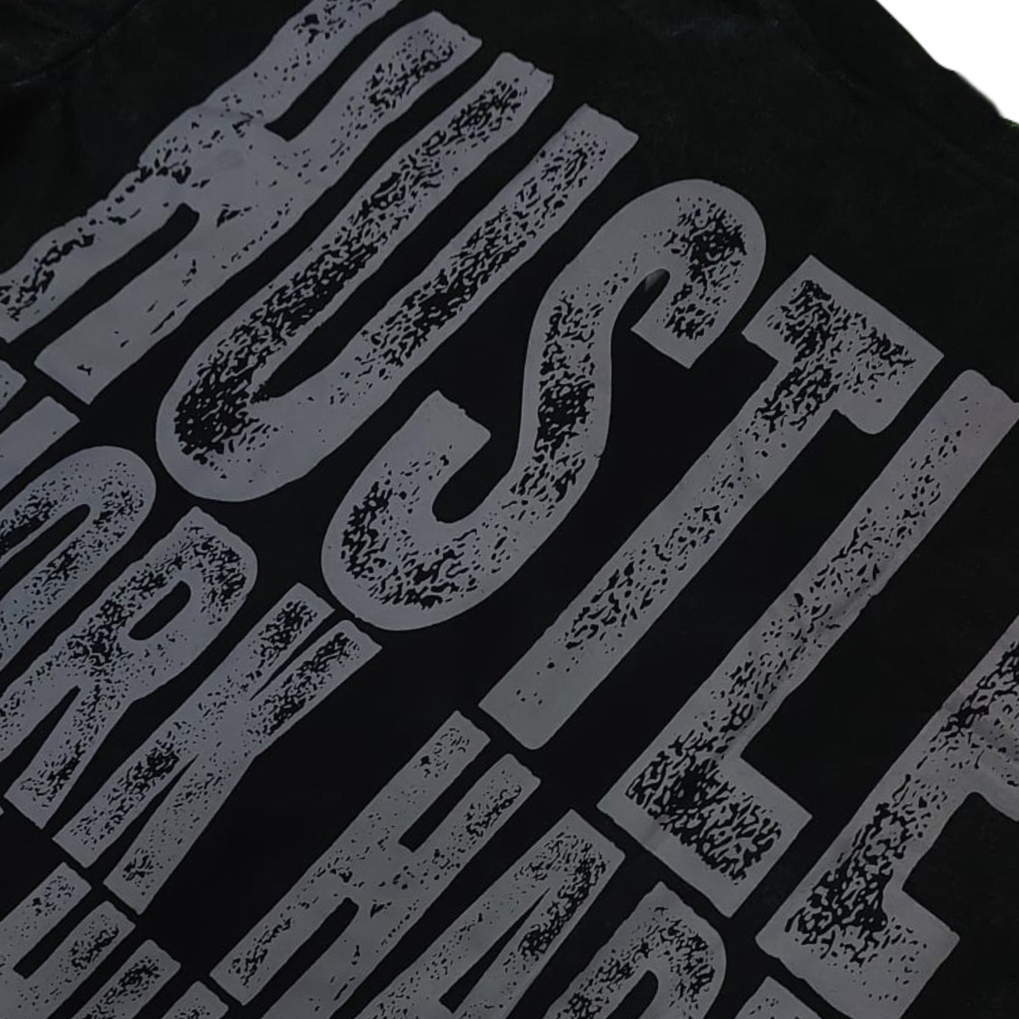 LIVIN’ HUNGRY BLACK CROPPED OVERSIZE TEE