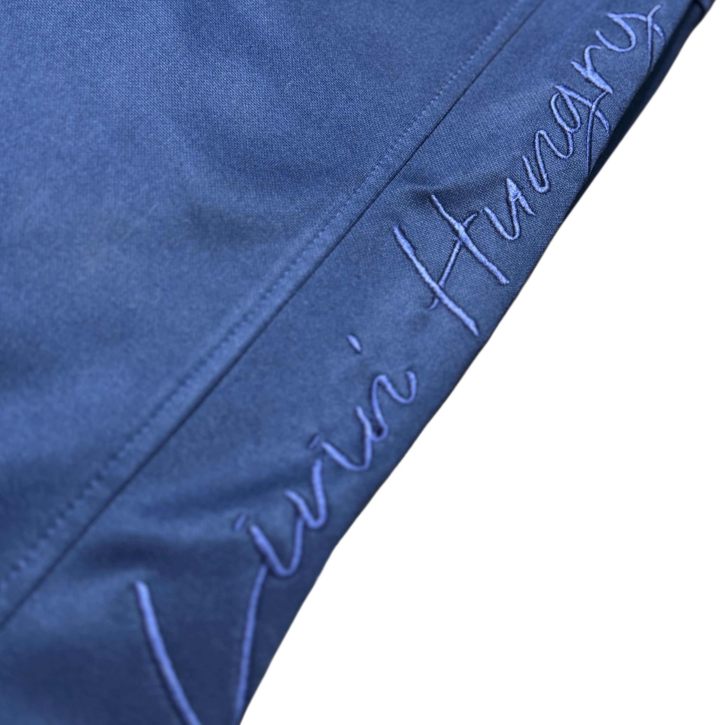 LIVIN’ HUNGRY NAVY BLUE FLEECE CARGO SWEATPANTS