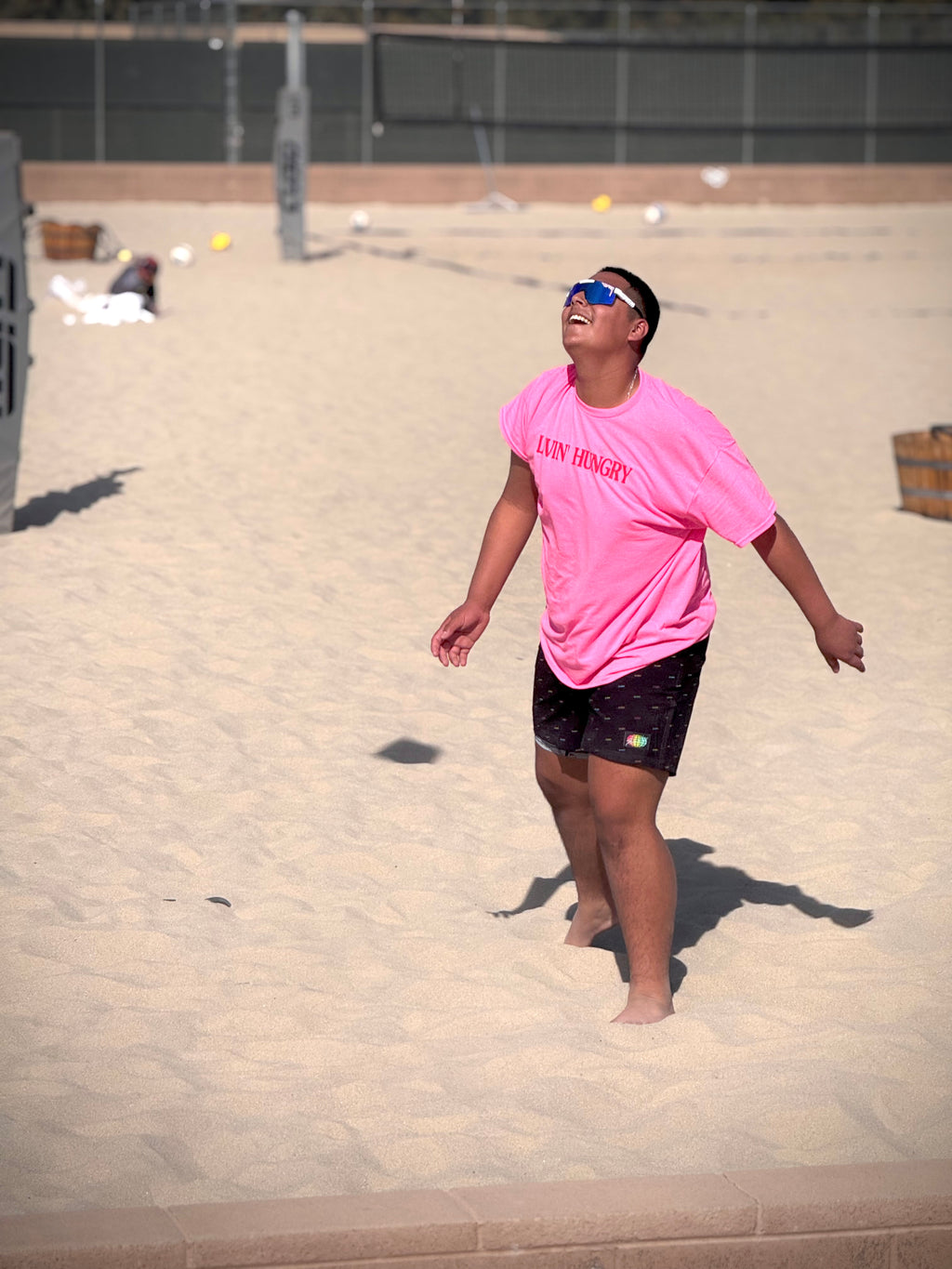 LIVIN’ HUNGRY PINK MINDSET TEE