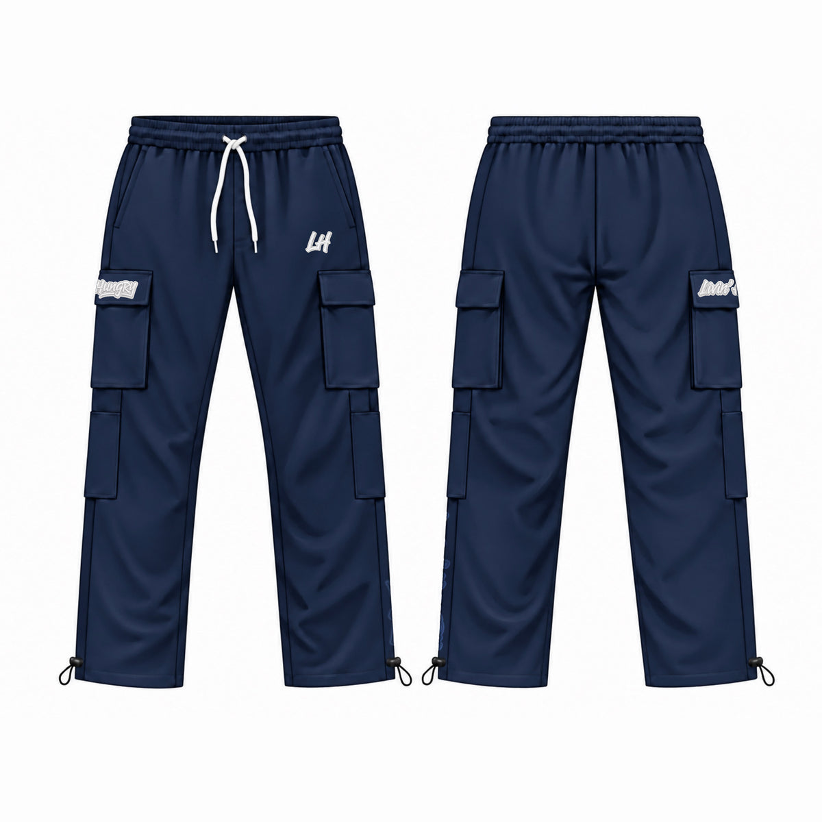 LIVIN’ HUNGRY FLEECE CARGO SWEATPANTS