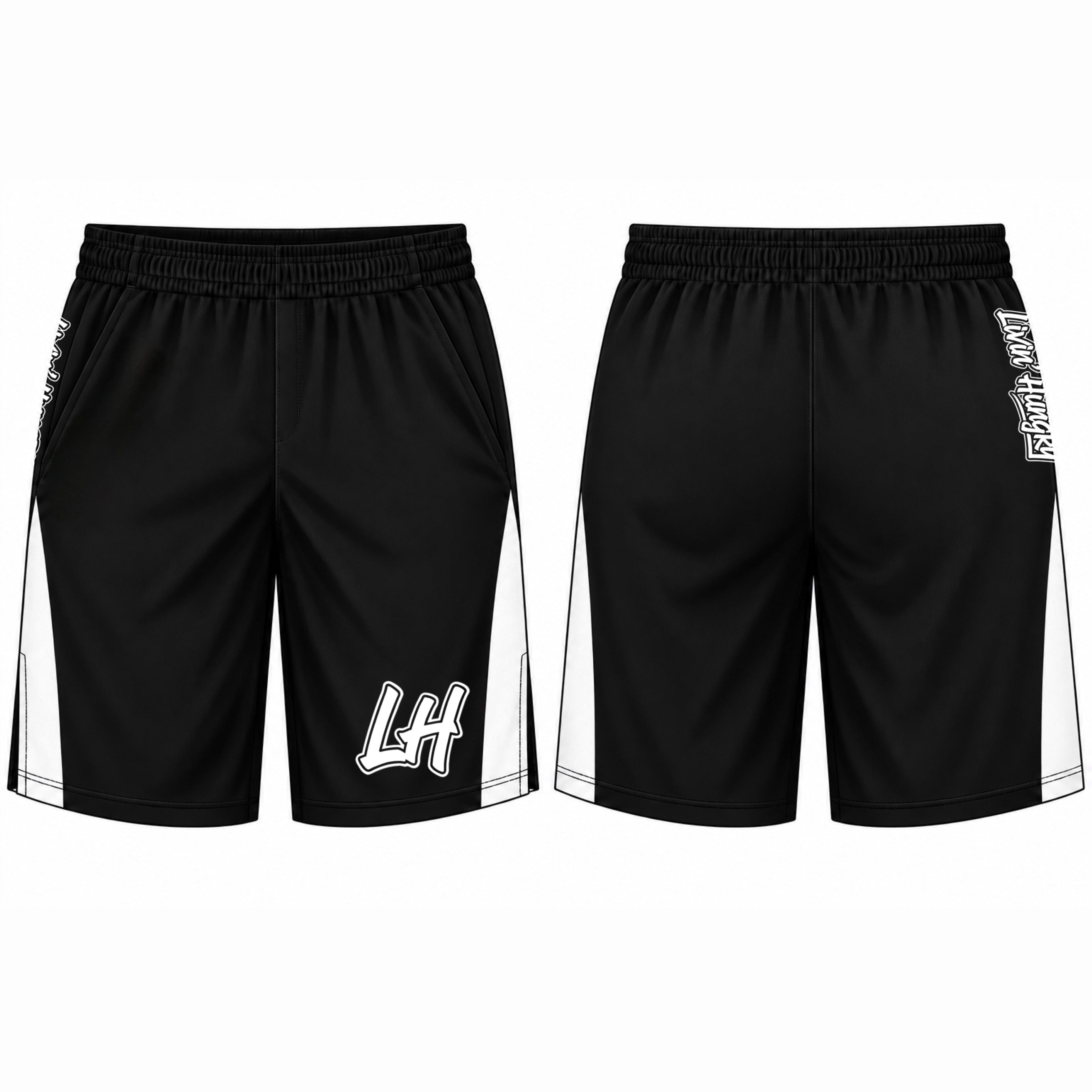 LIVIN’ HUNGRY POLYESTER SHORTS