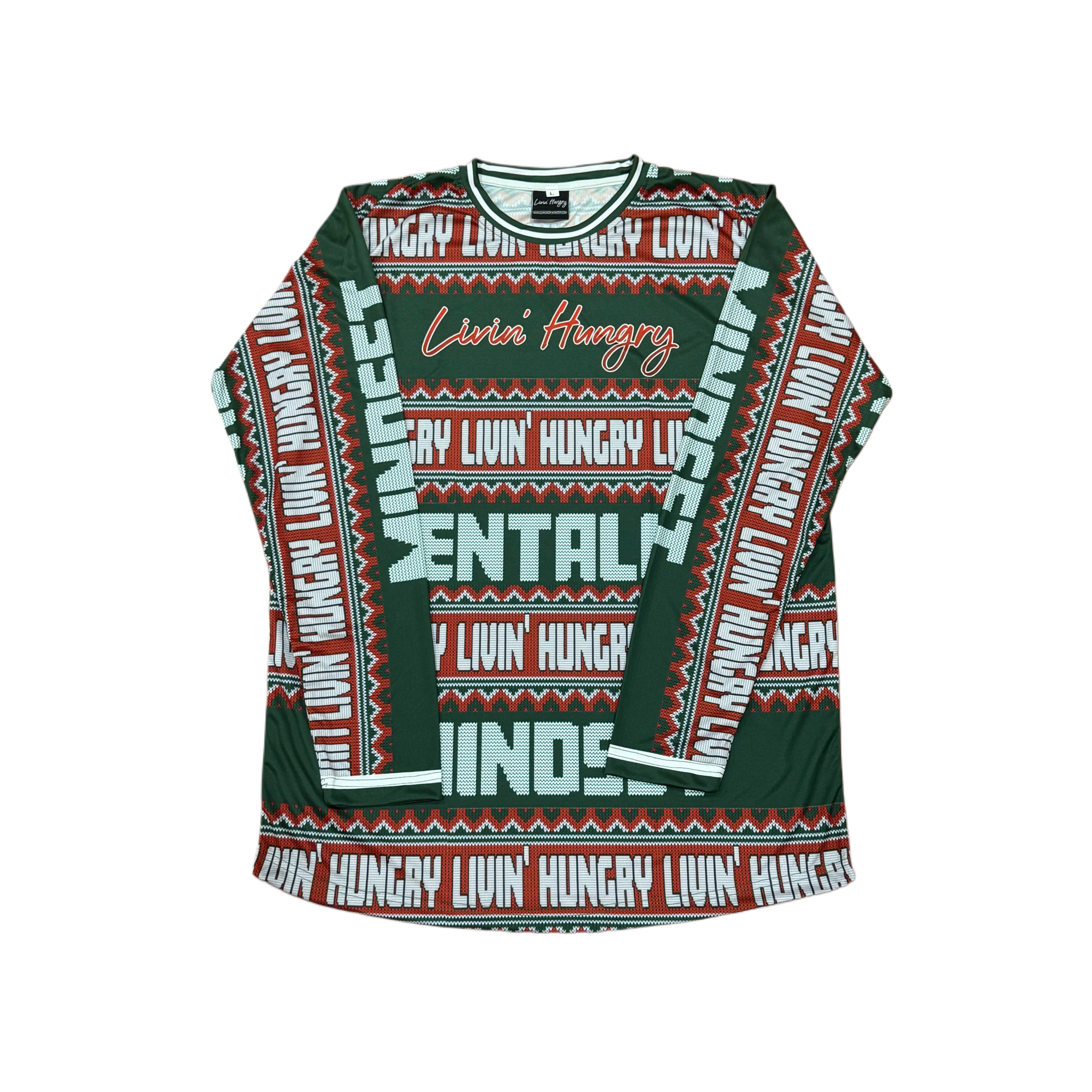 LIVIN’ HUNGRY UGLY SWEATER L/S