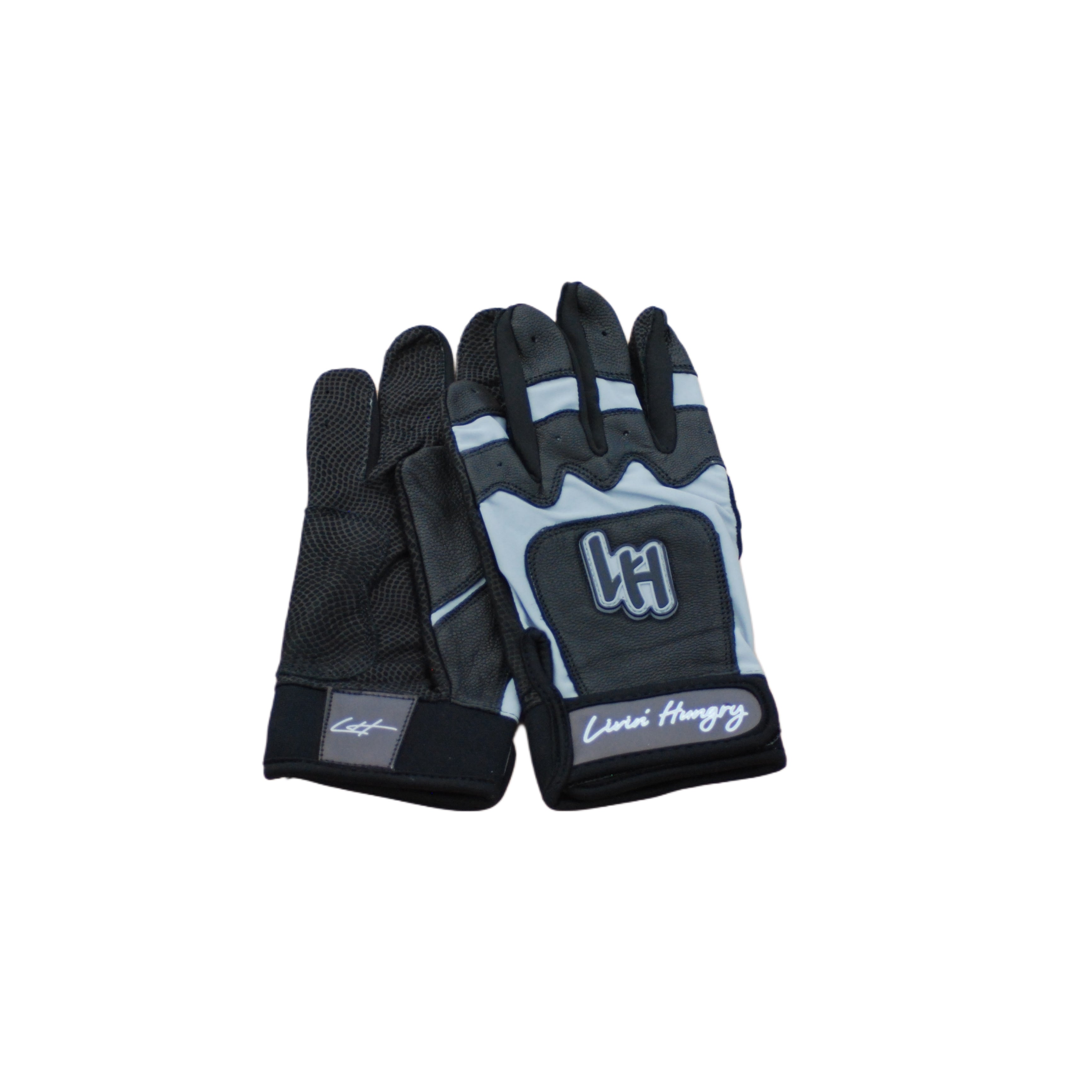 LIVIN’ HUNGRY SMOKE GREY BATTING GLOVES