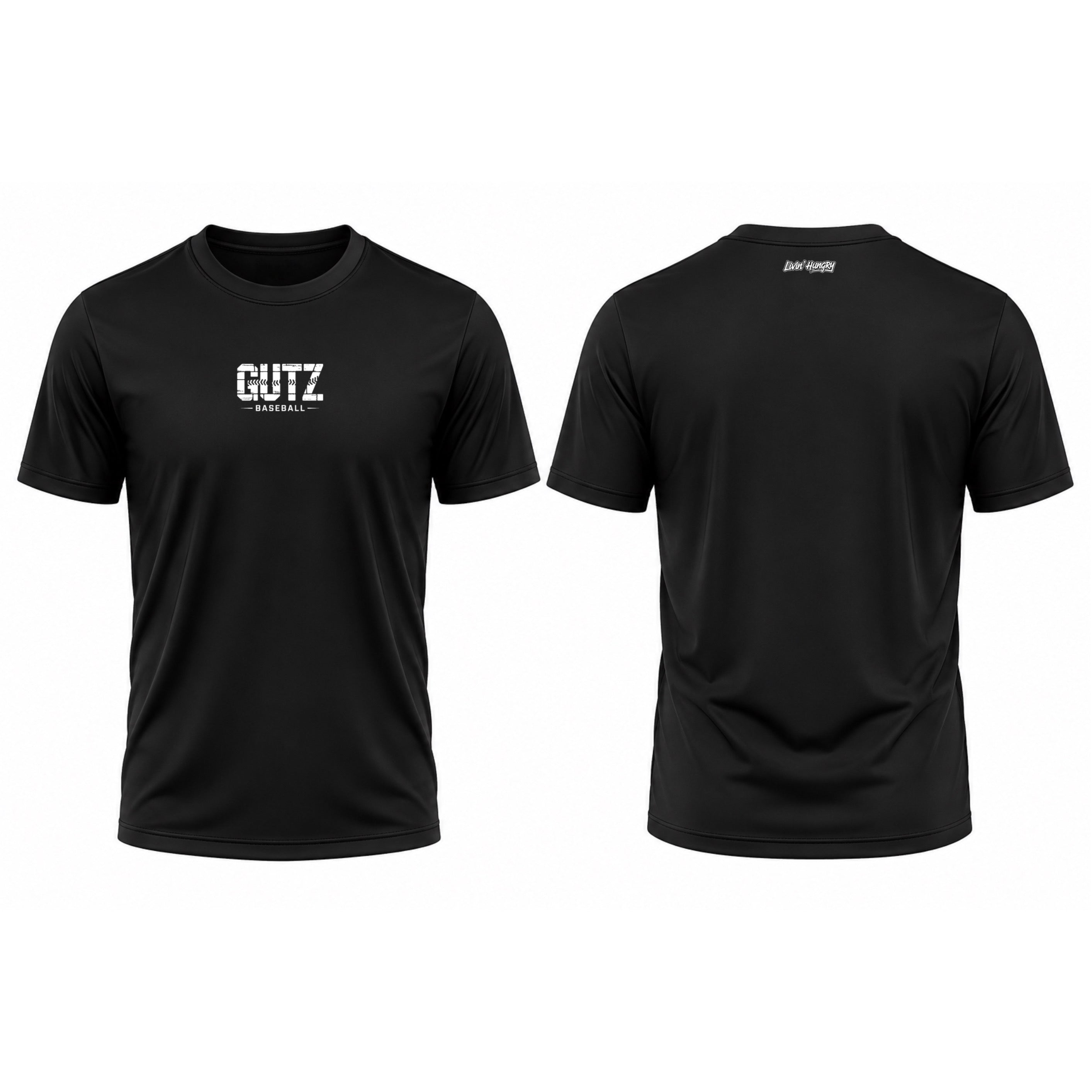 LIVIN’ HUNGRY x GUTZ BASEBALL COTTON SHIRT