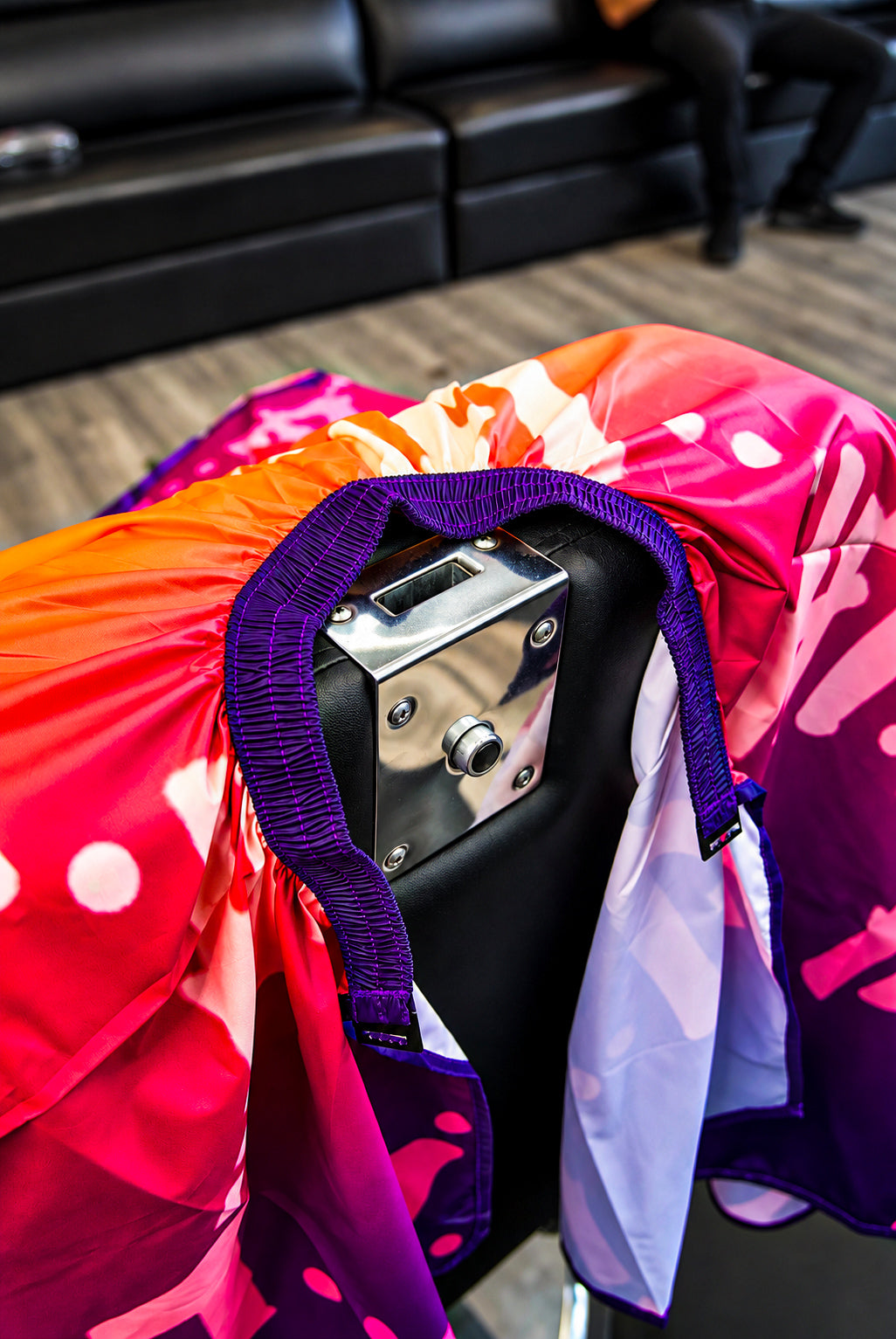 LIVIN’ HUNGRY “BOOK” BARBER CAPE