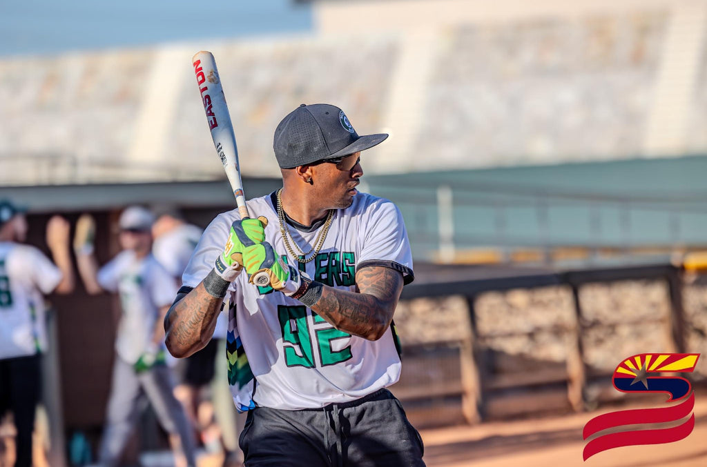 LIVIN’ HUNGRY NEON BATTING GLOVES