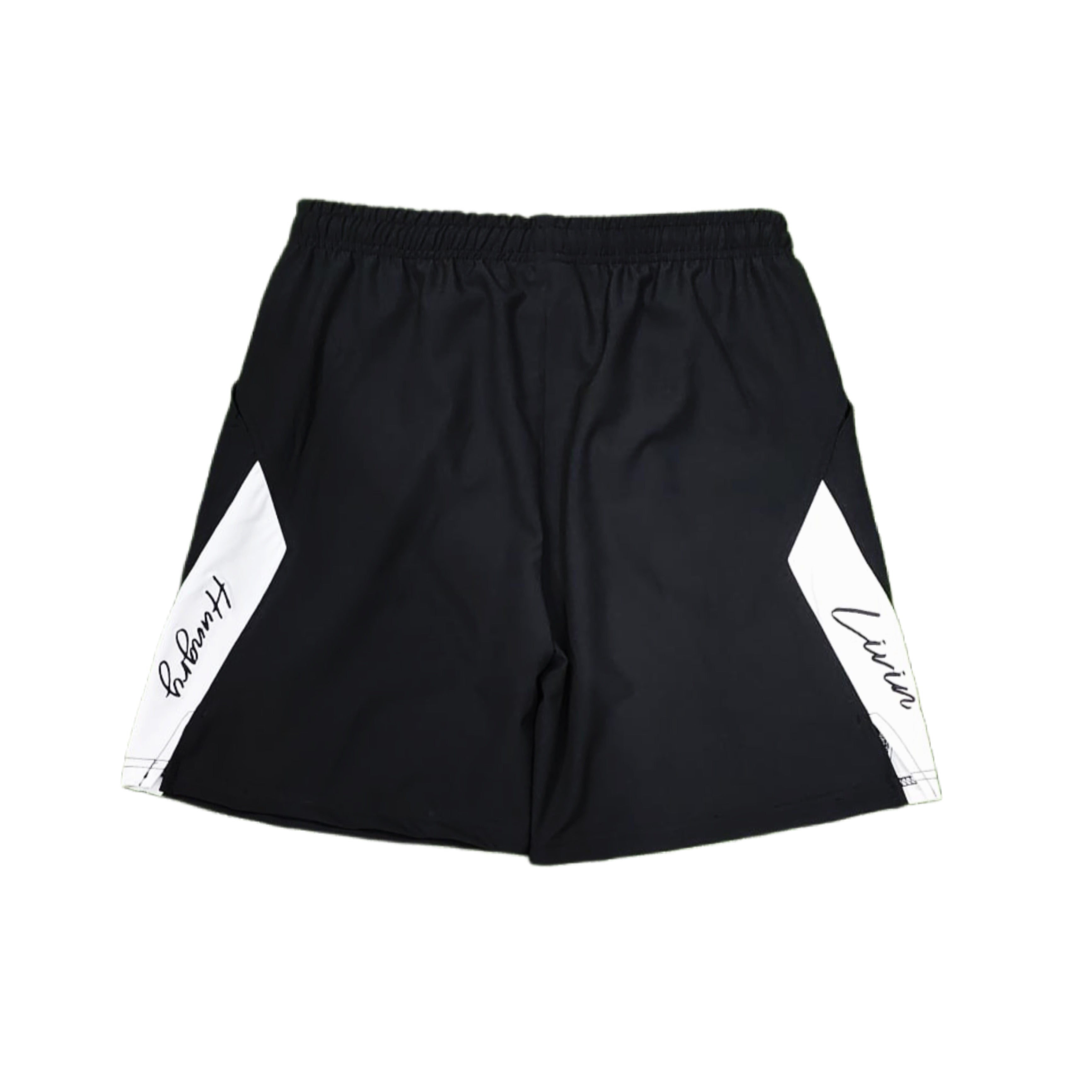 LIVIN’ HUNGRY BLACK RUNNING SHORTS