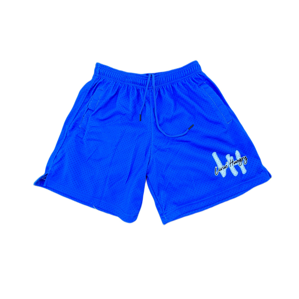 LIVIN’ HUNGRY ROYAL BLUE MESH SHORTS