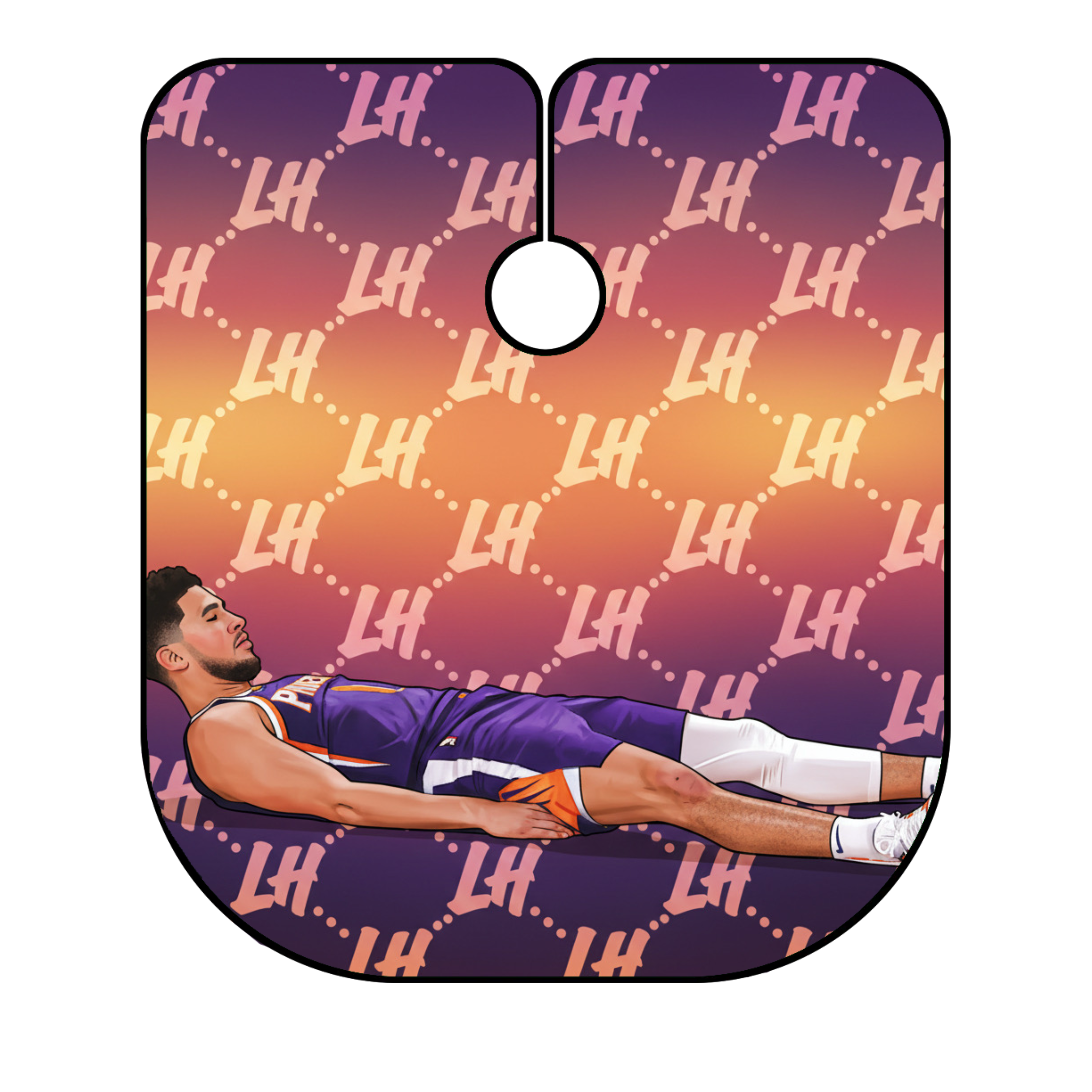 LIVIN’ HUNGRY “BOOK” BARBER CAPE