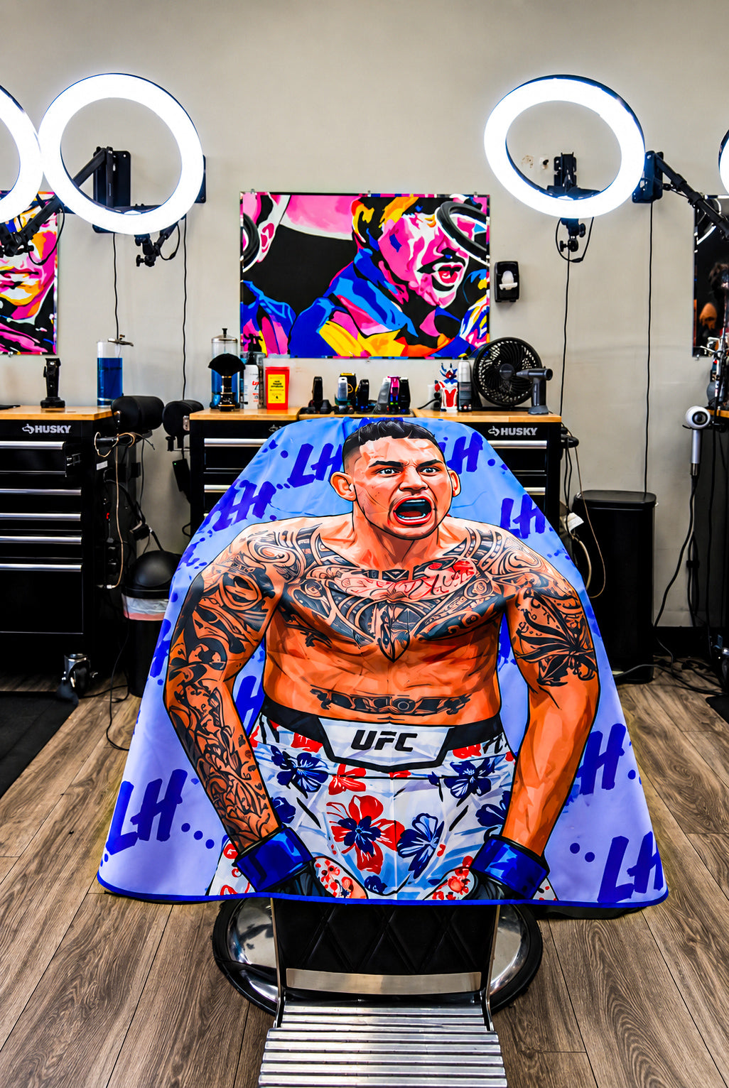 LIVIN’ HUNGRY “BLESSED” BARBER CAPE