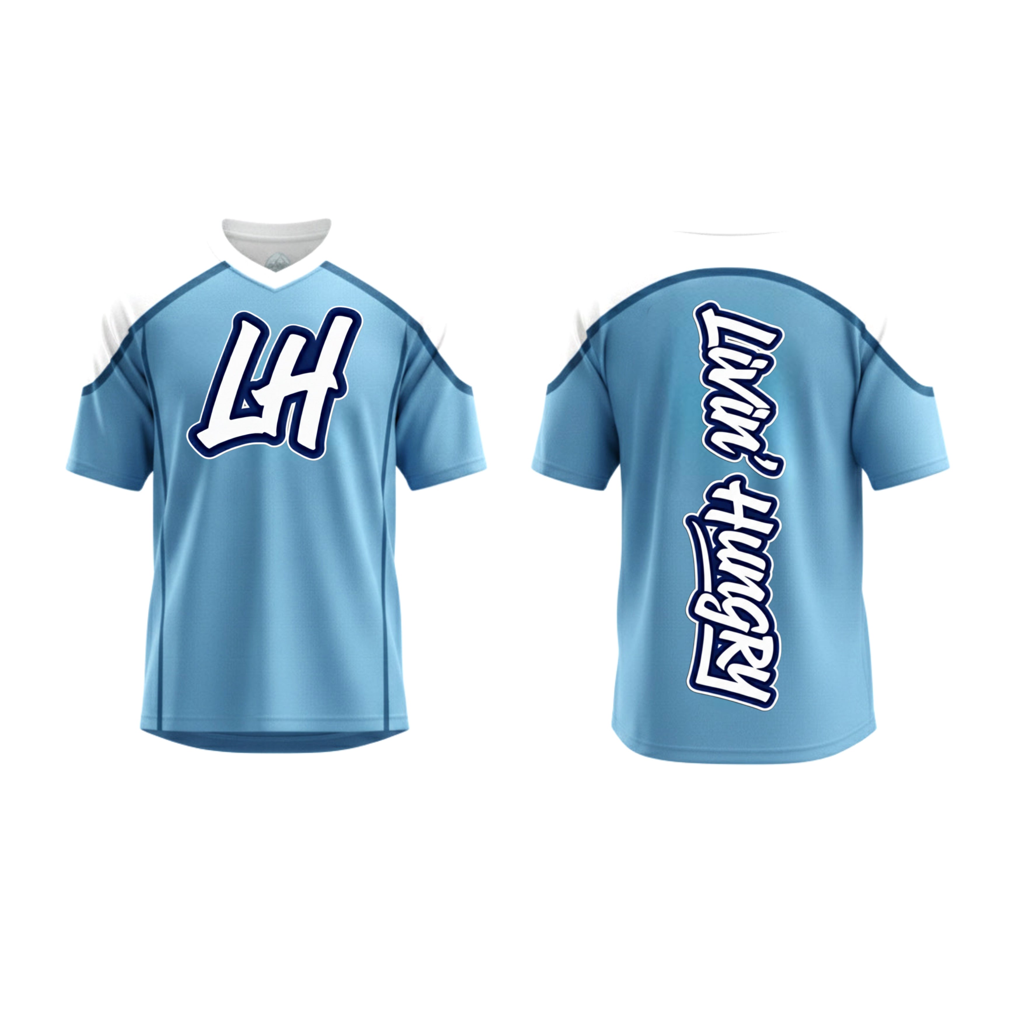 LIVIN’ HUNGRY ICE BLUE JERSEY