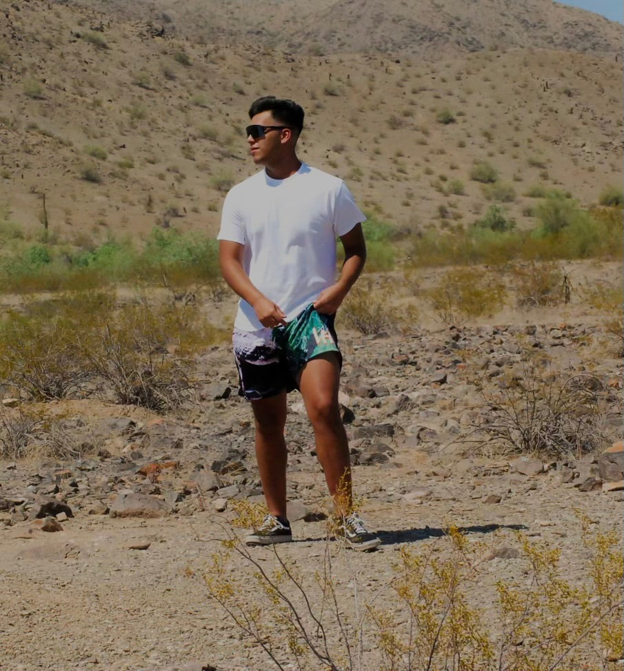 LIVIN’ HUNGRY AZ MESH SHORTS