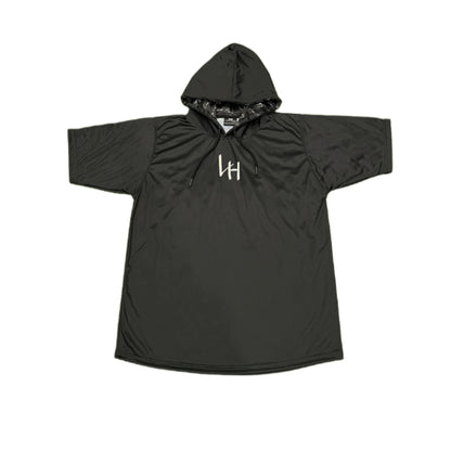 LIVIN’ HUNGRY HOODED JERSEY - BLACK