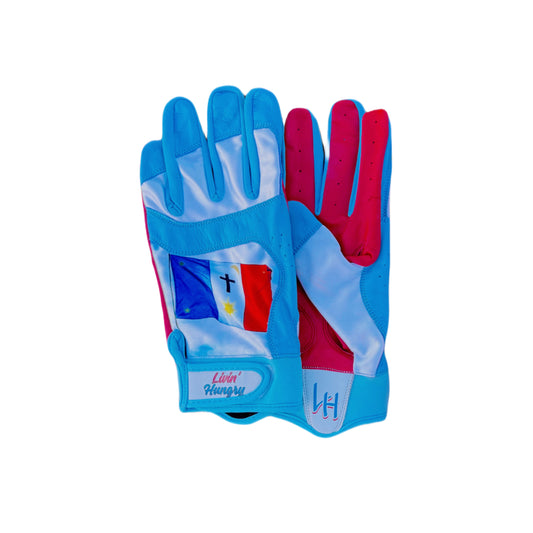 LIVIN’ HUNGRY PREMIUM LEATHER BATTING GLOVES - YAQUÍ 2.0