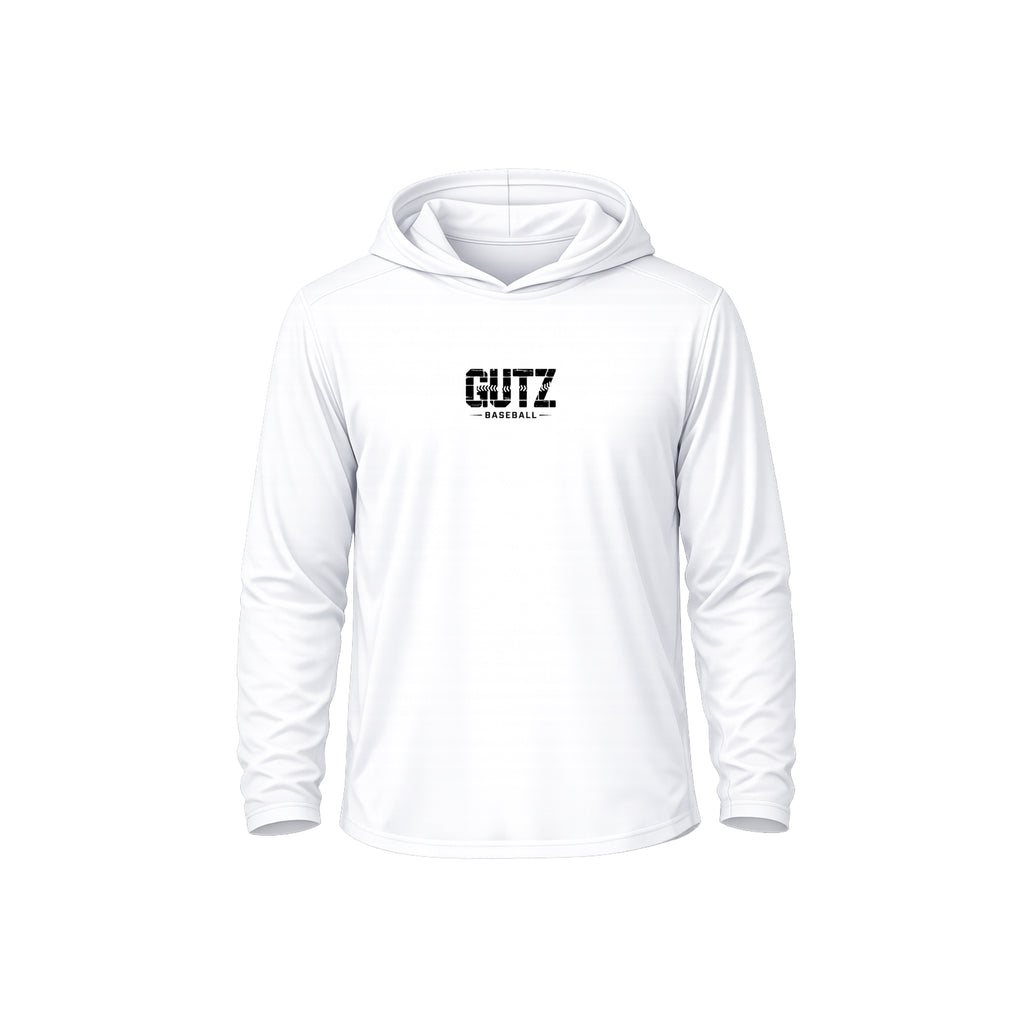 LIVIN’ HUNGRY x GUTZ BASEBALL LONG-SLEEVE HOODIE