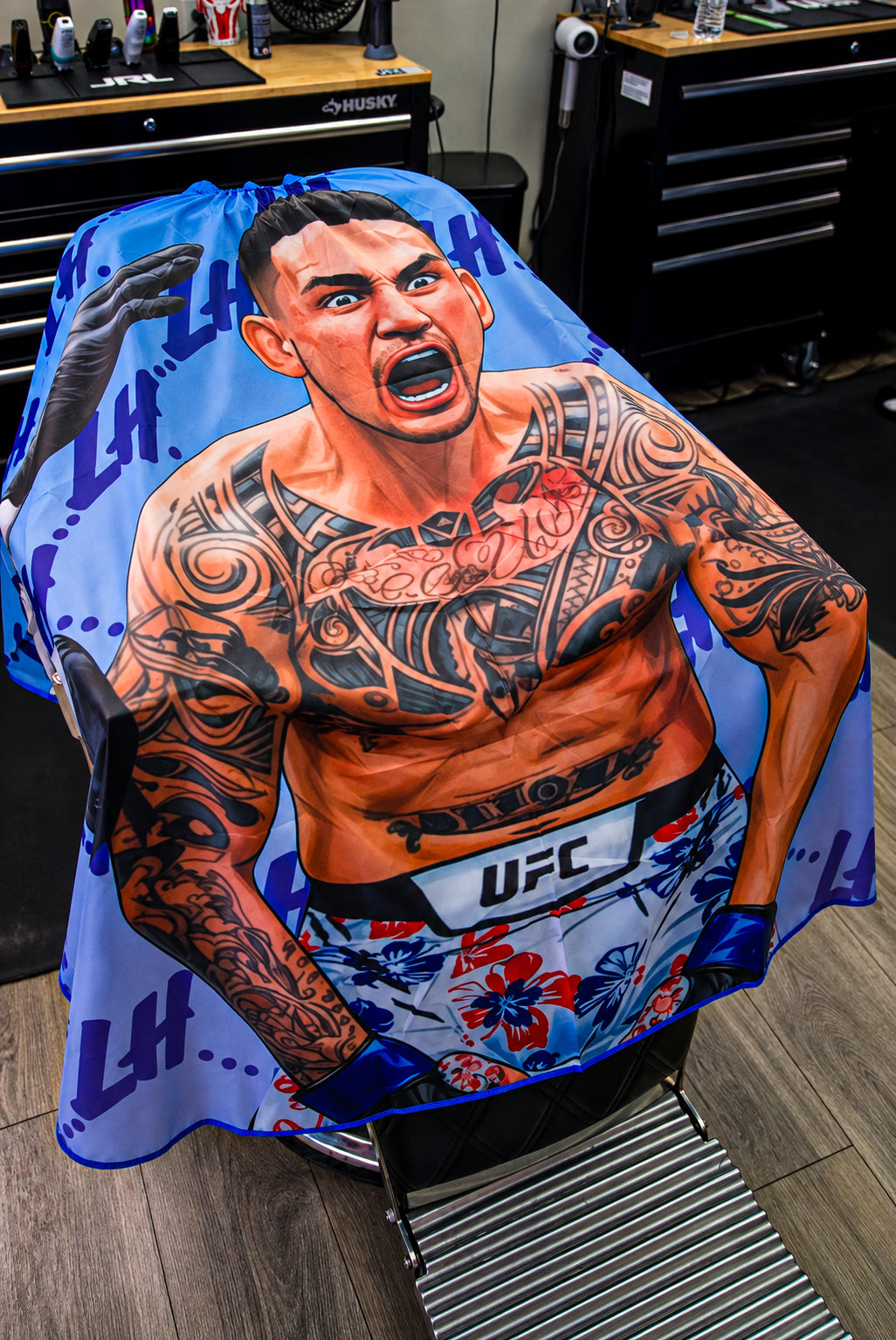 LIVIN’ HUNGRY “BLESSED” BARBER CAPE