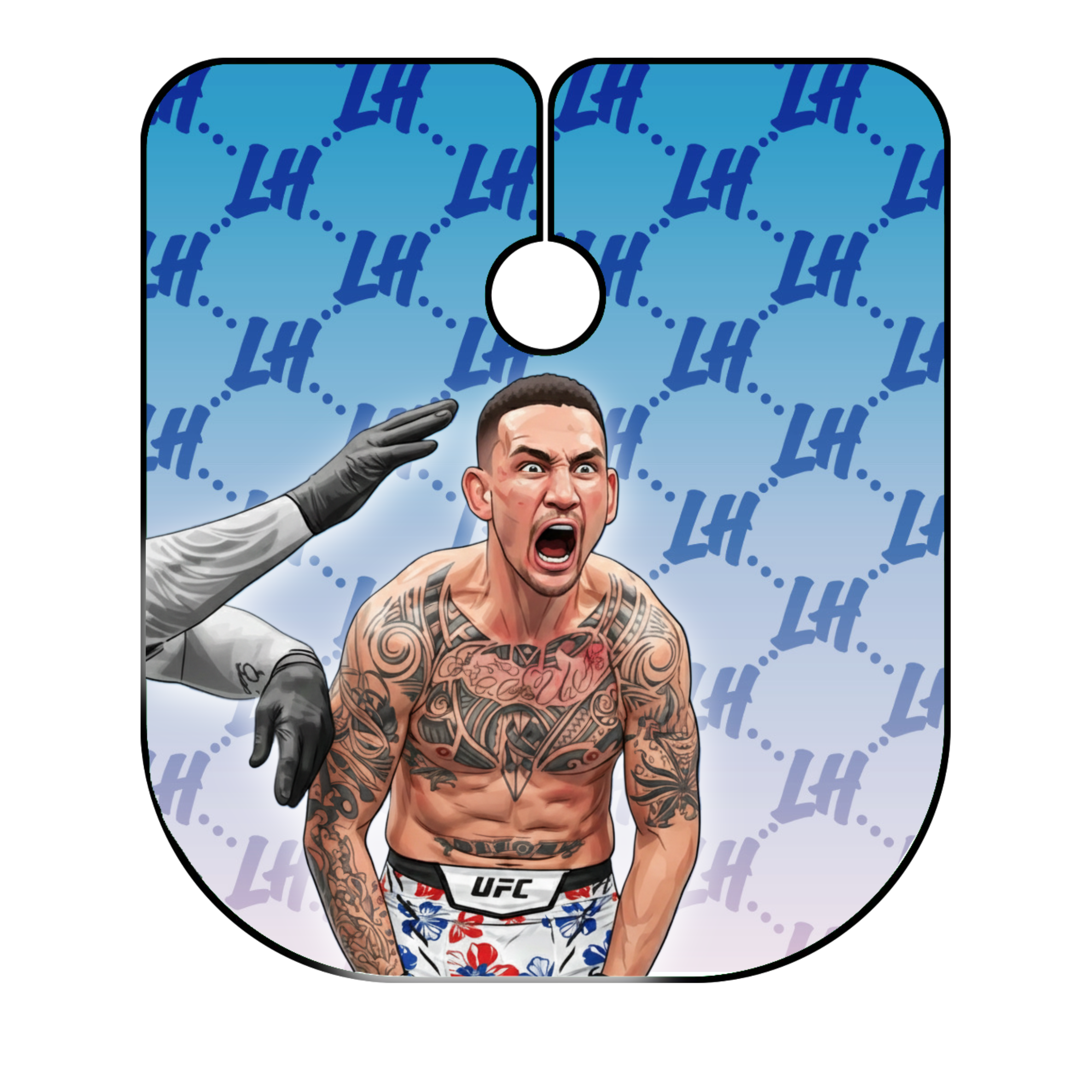 LIVIN’ HUNGRY “BLESSED” BARBER CAPE