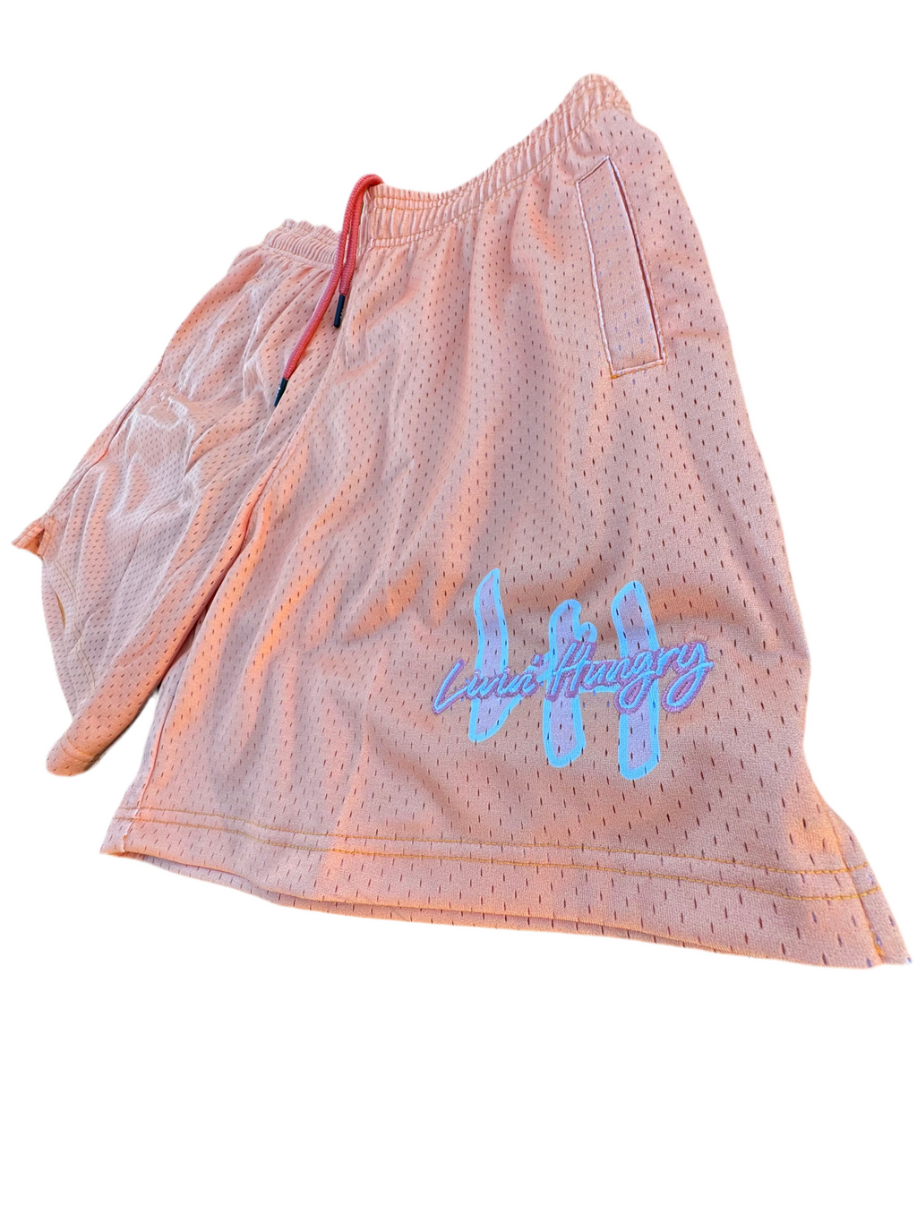 LIVIN’ HUNGRY PEACH MESH SHORTS