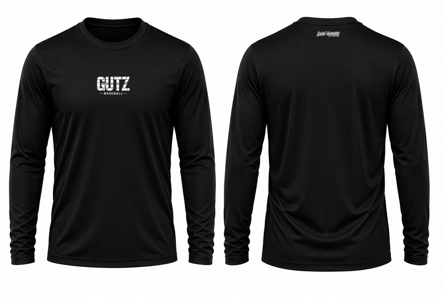 LIVIN’ HUNGRY x GUTZ BASEBALL LONG-SLEEVE